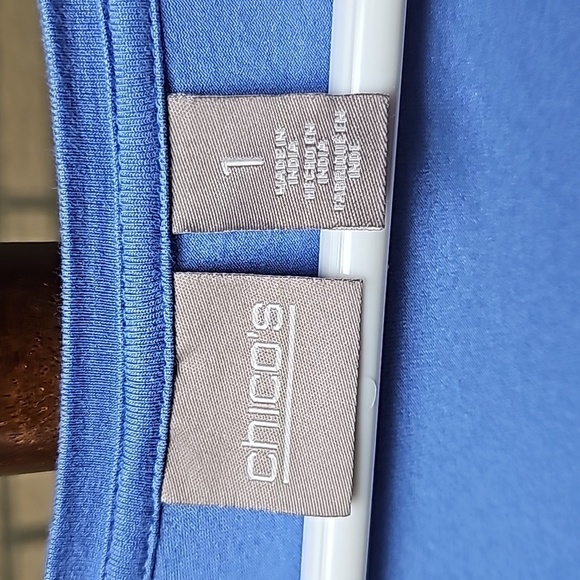 CHICO'S Top Chicos sz 1 (s, 8) - Picture 2 of 7